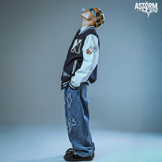 Baggy Pant - Cross Denim