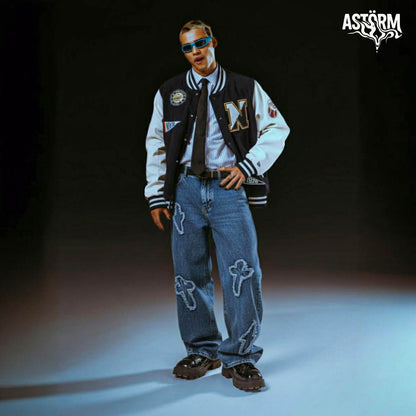 Baggy Pant - Cross Denim